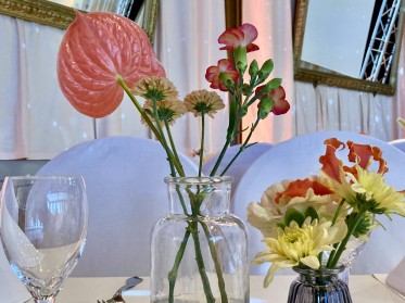 Tischdekoration Eventfloristik