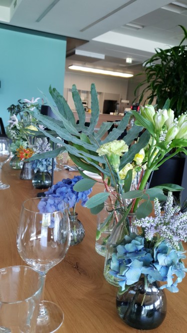 Tischdekoration Event modern