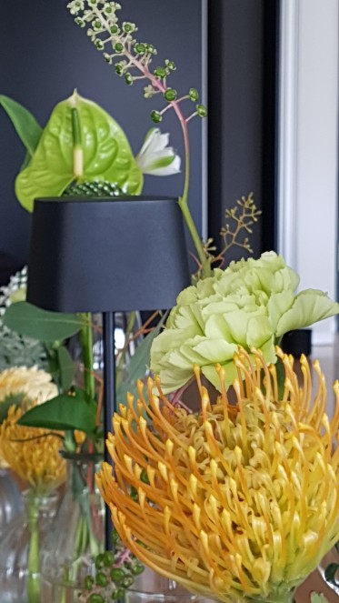 Tischdekoration exotisch